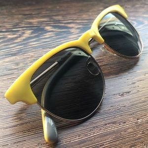 Loft yellow sunglasses